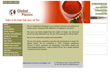 Tablet Screenshot of globalflavorsnashua.com
